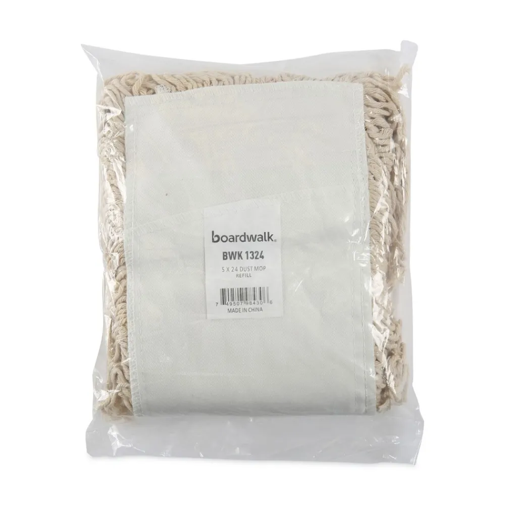 Online 24 in. x 5 in. Industrial Hygrade Cotton Dust Mop Head - White Cleaning & Janitorial Supplies