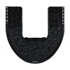 New 22 in. x 22 in. Non-Slip Rubber Commode Mat 2.0 Disposable Toilet Floor Mat - Black (6/Carton) Office Furniture & Lighting