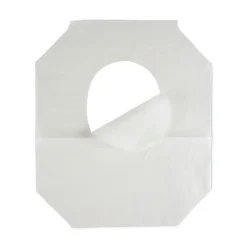 Sale 14.17 in. x 16.73 in. Premium Half-Fold Toilet Seat Covers - White (250/Sleeve, 4 Sleeves/Carton) Cleaning & Janitorial Supplies