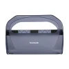 17.25 in. x 3.13 in. x 11.75 in. Toilet Seat Cover Dispenser - Smoke Black Paper & Dispensers