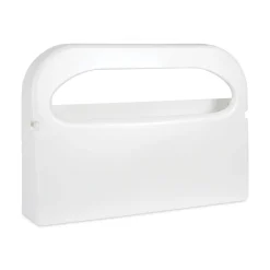 Best 16 in. x 3 in. x 11.5 in. Toilet Seat Cover Dispenser - White (2/Box) Paper & Dispensers