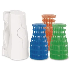 2.62 in. x 2.75 in. x 5.5 in. Solid Air Freshener Dispenser - White Cleaning & Janitorial Supplies