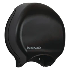 Hot 11 in. x 6.25 in. x 12.25 in. Single Jumbo Toilet Tissue Dispenser - Black Paper & Dispensers