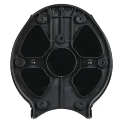 Hot 11 in. x 6.25 in. x 12.25 in. Single Jumbo Toilet Tissue Dispenser - Black Paper & Dispensers