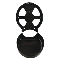 Hot 11 in. x 6.25 in. x 12.25 in. Single Jumbo Toilet Tissue Dispenser - Black Paper & Dispensers