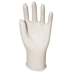 Sale 4.4 mil 12 in. Long Powder-Free General-Purpose Latex Gloves - Large, Natural (100/Box) Cleaning & Janitorial Supplies