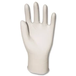 Clearance 4 mil 9.5 in. Long Powder-Free Synthetic Vinyl Gloves - Extra Large, Cream (100/Box, 10 Boxes/Carton) Cleaning & Janitorial Supplies
