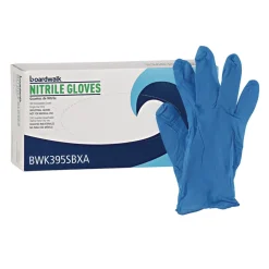 5 mil Disposable Powder-Free Nitrile Gloves - Small, Blue (1000/Carton) Cleaning & Janitorial Supplies