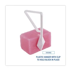 Sale 4 oz. Cherry Scent Toilet Bowl Para Deodorizer Block - Pink (12/Box) Odor Control