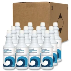 Outlet 32 oz Creme Deodorizing Cleanser - Mint Scent (12/Carton) Cleaning & Janitorial Supplies