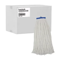 Clearance 24 oz. Cut-End Lie-Flat Rayon Wet Mop Head - White (12/Carton) Cleaning & Janitorial Supplies