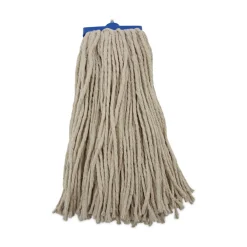 Best 16 oz. Cut-End Lie-Flat Cotton Wet Mop Head - White (12/Carton) Cleaning & Janitorial Supplies