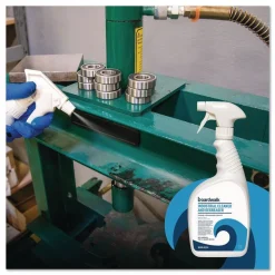 Online 32 oz Industrial Cleaner and Degreaser - Spearmint Scent (12/Carton) Cleaning & Janitorial Supplies