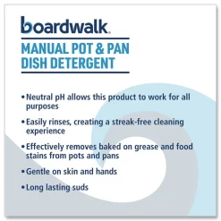 Clearance 38 oz Manual Pot and Pan Dish Detergent - Fresh Breeze Scent (8/Carton) Cleaning & Janitorial Supplies