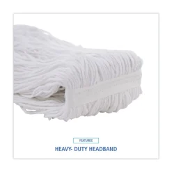 32 oz. Rayon Fiber Premium Standard Head - White (12/Carton) Cleaning & Janitorial Supplies