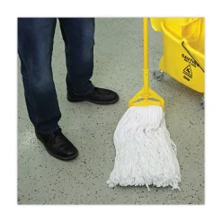 32 oz. Rayon Fiber Premium Standard Head - White (12/Carton) Cleaning & Janitorial Supplies