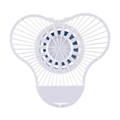 Outlet 3.25 oz. Urinal Screen with Non-Para Deodorizer Block - Green Apple Scent, Blue/White (12/Box) Odor Control