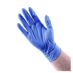 Discount 380 Series 4 mil Thick 9.5 in. Long Powder-Free Disposable General-Purpose Nitrile Gloves - Large, Blue (100/Box, 10 Boxes/Carton) Cleaning & Janitorial Supplies
