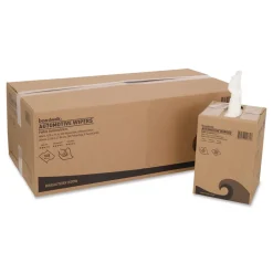 10.63 x 20.47 Automotive Wipers - Unscented/White (8/Carton) Cleaning & Janitorial Supplies