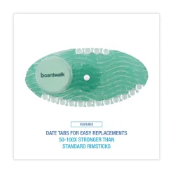 Clearance 60/Box Cucumber Melon Curve Air Freshener - Green Odor Control