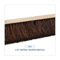 Discount BWK20118 18 in. Brush 3.25 in. Natural Palmyra Fiber Bristles Floor Brush Head Cleaning & Janitorial Supplies