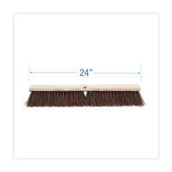 Online BWK20124 24 in. Brush 3.25 in. Natural Palmyra Fiber Bristles Floor Brush Head Cleaning & Janitorial Supplies