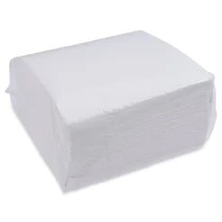 BWK8307 17 in. x 17 in. 1-Ply Dinner Napkin - White (3000/Carton) Paper & Dispensers