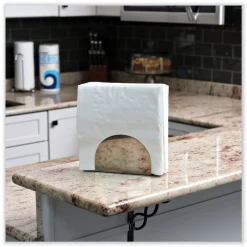 BWK8307 17 in. x 17 in. 1-Ply Dinner Napkin - White (3000/Carton) Paper & Dispensers