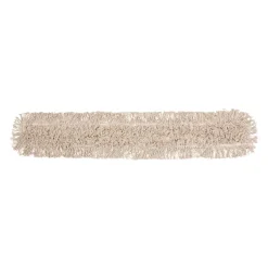 Sale BWK1048 48 x 3 Cotton Dust Mop Head - White Cleaning & Janitorial Supplies