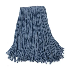 Outlet BWK2020B #20 Cut-End Cotton/Synthetic Fiber Standard Mop Head - Blue (12/Carton) Cleaning & Janitorial Supplies