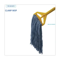 Outlet BWK2020B #20 Cut-End Cotton/Synthetic Fiber Standard Mop Head - Blue (12/Carton) Cleaning & Janitorial Supplies