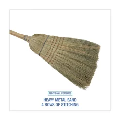 Hot BWK932CCT 12/Carton 56 in. Warehouse Broom, Corn Fiber Bristles - Natural Cleaning & Janitorial Supplies
