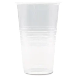 Clearance BWKTRANSCUP20CT 20 oz. Translucent Plastic Cold Cups - Clear (1000/Carton) Tabletop And Serveware