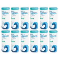 Discount BWK454W35 7 in. x 8 in. Disinfecting Wipes - Fresh Scent (12 Canisters/Carton) Cleaning & Janitorial Supplies