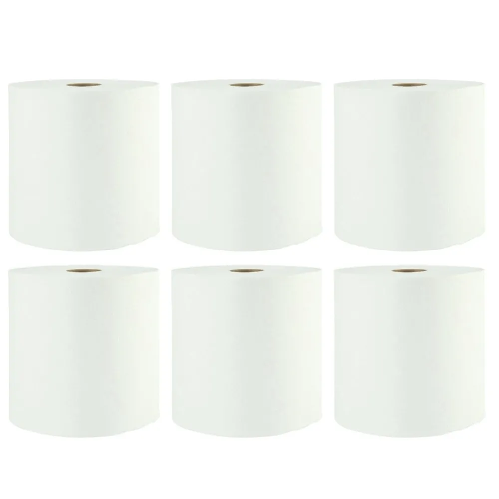 Clearance BWK35XTRA 1-Ply 8 in. x 800 ft. Xtra Roll Towels - White (6 Rolls/Carton) Paper & Dispensers