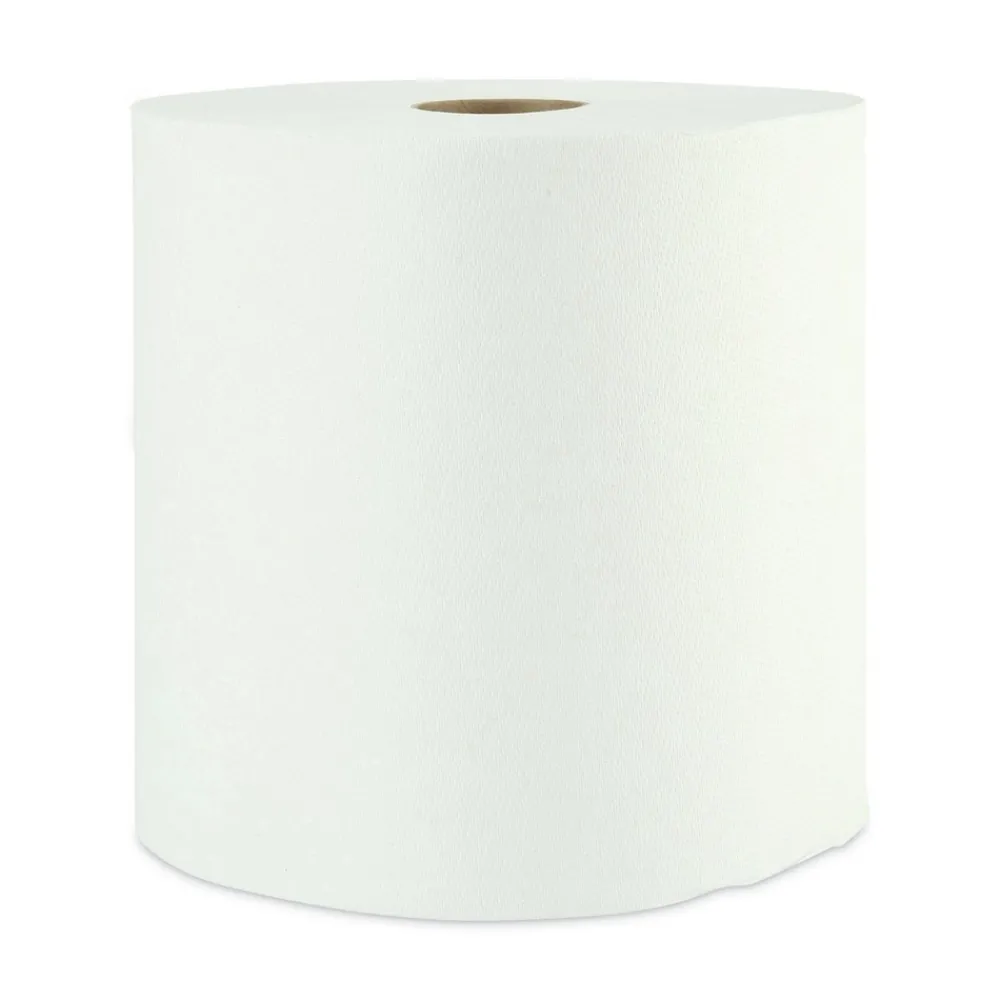 Clearance BWK35XTRA 1-Ply 8 in. x 800 ft. Xtra Roll Towels - White (6 Rolls/Carton) Paper & Dispensers