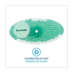 Best Curve Solid Air Freshener - Cucumber Melon Fragrance, Green (10/Box) Odor Control