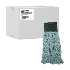 New EchoMop with Looped-End Synthetic/Cotton Wet Mop Head - Medium, Blue (12/Carton) Cleaning & Janitorial Supplies