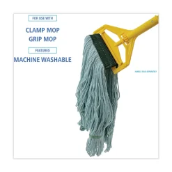 New EchoMop with Looped-End Synthetic/Cotton Wet Mop Head - Medium, Blue (12/Carton) Cleaning & Janitorial Supplies