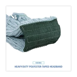 New EchoMop with Looped-End Synthetic/Cotton Wet Mop Head - Medium, Blue (12/Carton) Cleaning & Janitorial Supplies