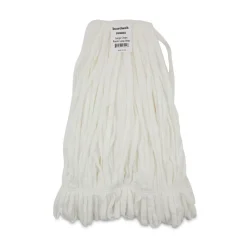 Sale Enviro Clean Looped Mop Head With Tailband - Large, White (12/Carton) Cleaning & Janitorial Supplies