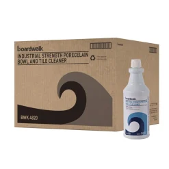 Outlet 032500-12ESSN 32 oz. Bottle Industrial Strength RTU Porcelain Bowl and Tile Cleaner - Floral Scent (12/Carton) Cleaning & Janitorial Supplies