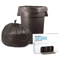 Sale H7658SGKR01 38 in. x 58 in. 1.1 mil 60 gal. Low-Density Waste Can Liners - Gray (100/Carton) Trash & Waste Bins