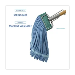 Online Microfiber Looped-End Wet Mop Head - Medium, Blue Cleaning & Janitorial Supplies
