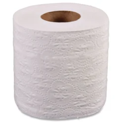Online 2-Ply Standard Septic Safe 4 in. x 3 in. Toilet Tissue - White (96/Carton) Paper & Dispensers