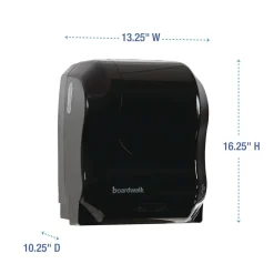 Best T7470BKBW 13.25 in. x 10.25 in. x 16.25 in. Hands Free Mechanical Towel Dispenser - Black Paper & Dispensers