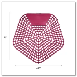 Sale WCBX-P-010I010I-01-AAS80- 0.11 oz WCBasix Urinal Screen - Apple Cinnamon Scent, Red (10/Box) Cleaning & Janitorial Supplies