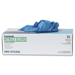 Online 395XLCTA 5 mil Disposable General-Purpose Powder-Free Nitrile Gloves - X-Large, Blue (1000/Carton) Cleaning & Janitorial Supplies