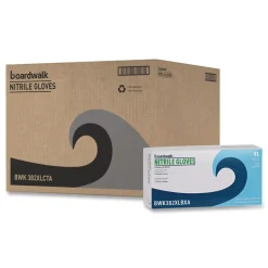 Best 382XLCTA 5 mil. Disposable Examination Nitrile Gloves - X-Large, Blue (1000/Carton) Cleaning & Janitorial Supplies