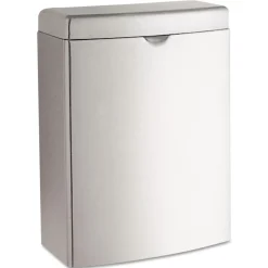 Best Contura 1-Gallon Sanitary Napkin Receptacle - Stainless Steel Trash & Waste Bins